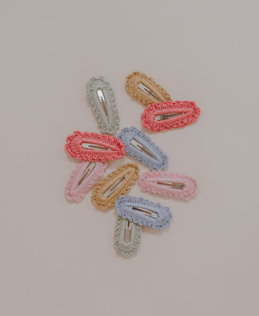 Crochet Clips - Pair